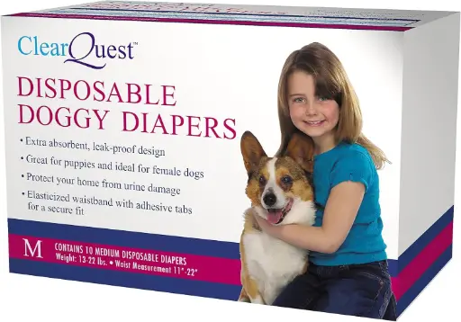 Disposable Doggy Diapers Medium