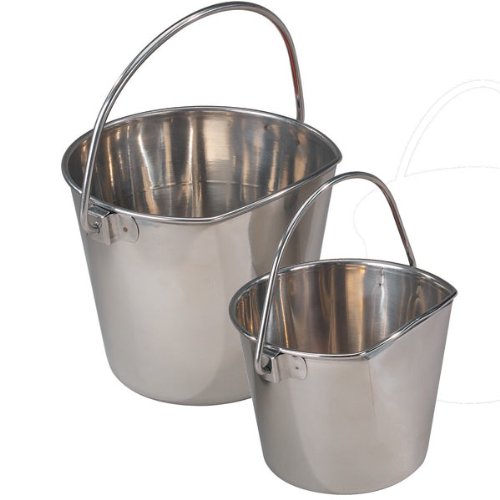 ProSelect Stainless Steel Flat Sided 6Qt Pail- 192oz