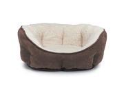 ThermaPet Bolster Bed 26-Inch Brown