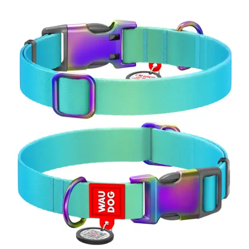 WauDog Recycled Collar Blue Gradient XLarge