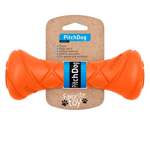 Collar PitchDog - Barbell Orange