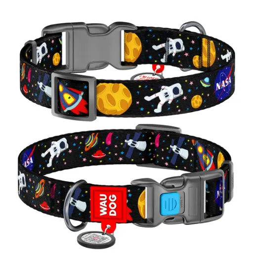 WauDog Nylon 'NASA' Collar Small