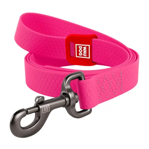 WauDog Waterproof Dog Leash Medium Pink 305cm