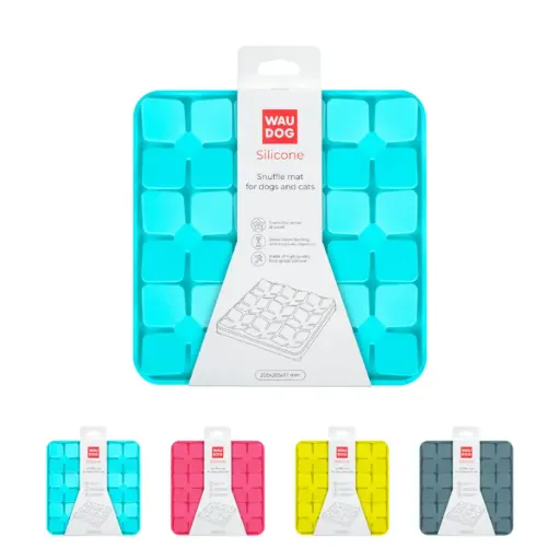 WAUDOG Silicone Snuffle mat, 205x205х17 mm, blue 